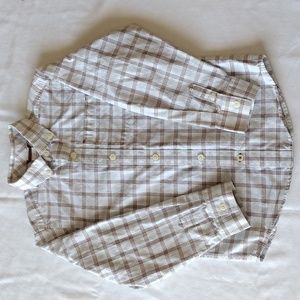 Gymboree Shirt Boys Size: 6 Striped Blue and Brown
